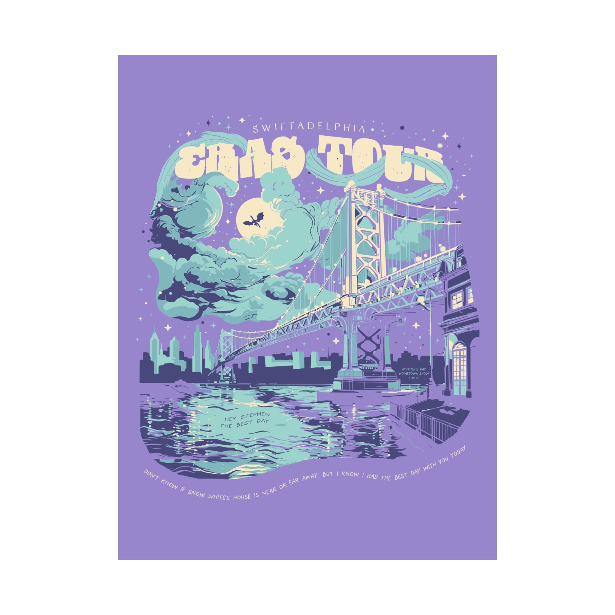 Violet Night Three Swiftadelphia Poster