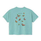 Where Flowers Grow Crop Top