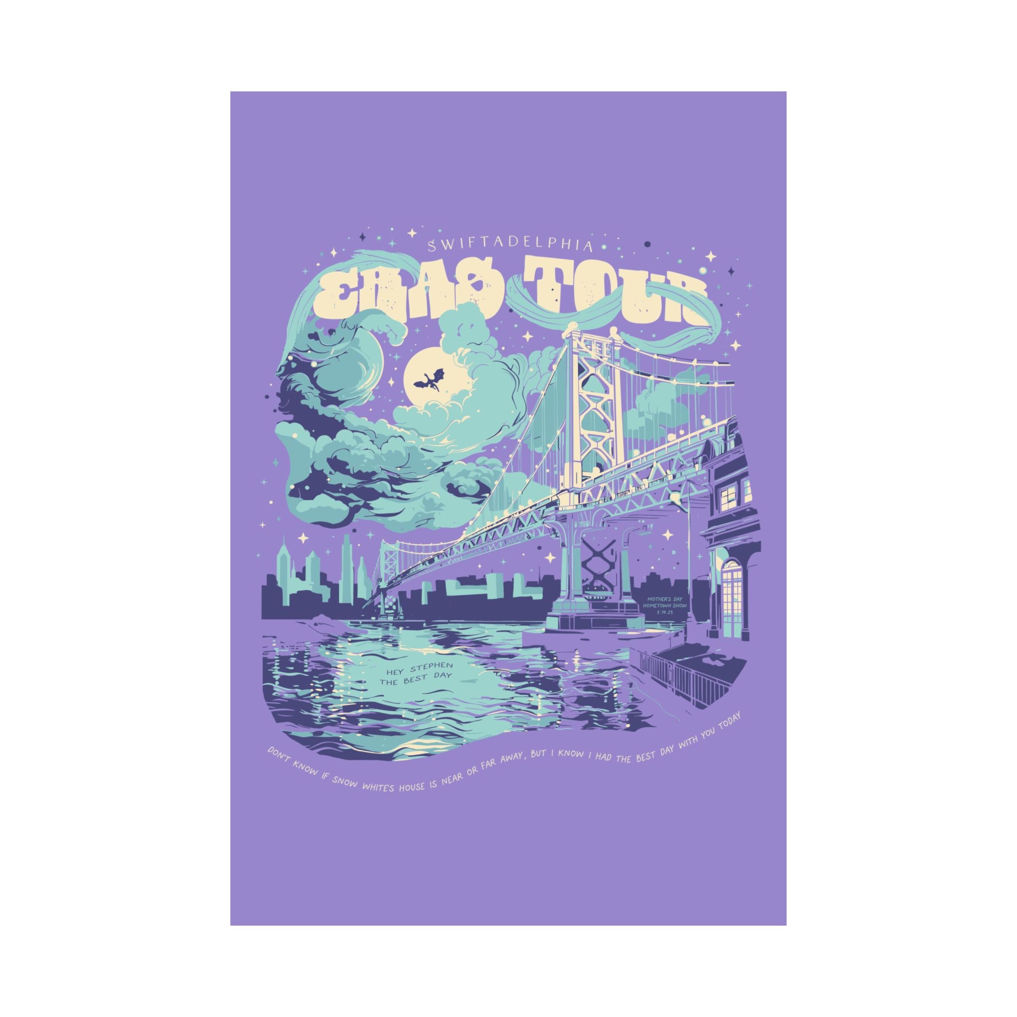 Violet Night Three Swiftadelphia Poster
