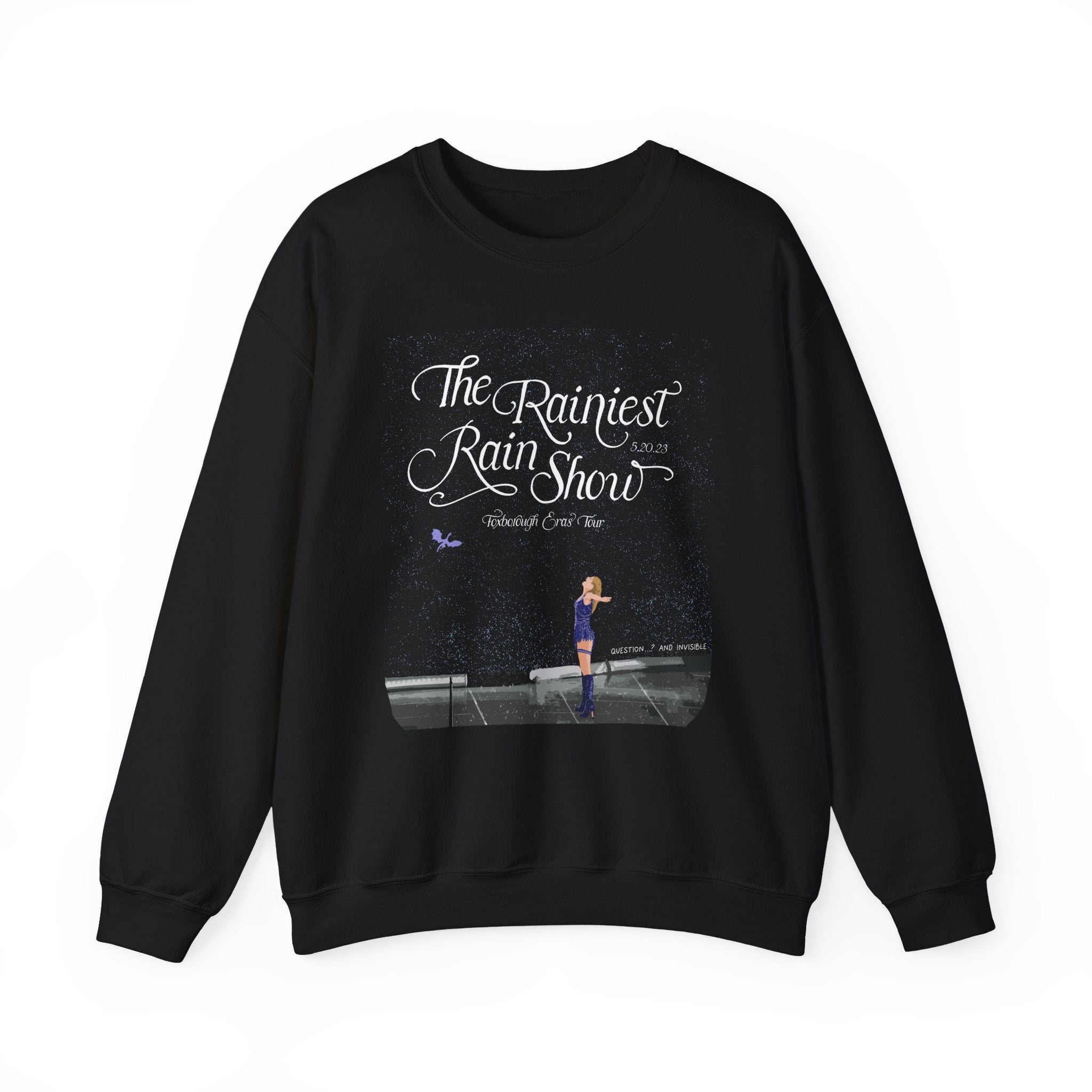 Foxborough Rainiest Rain Show Night Two Crewneck Sweatshirt