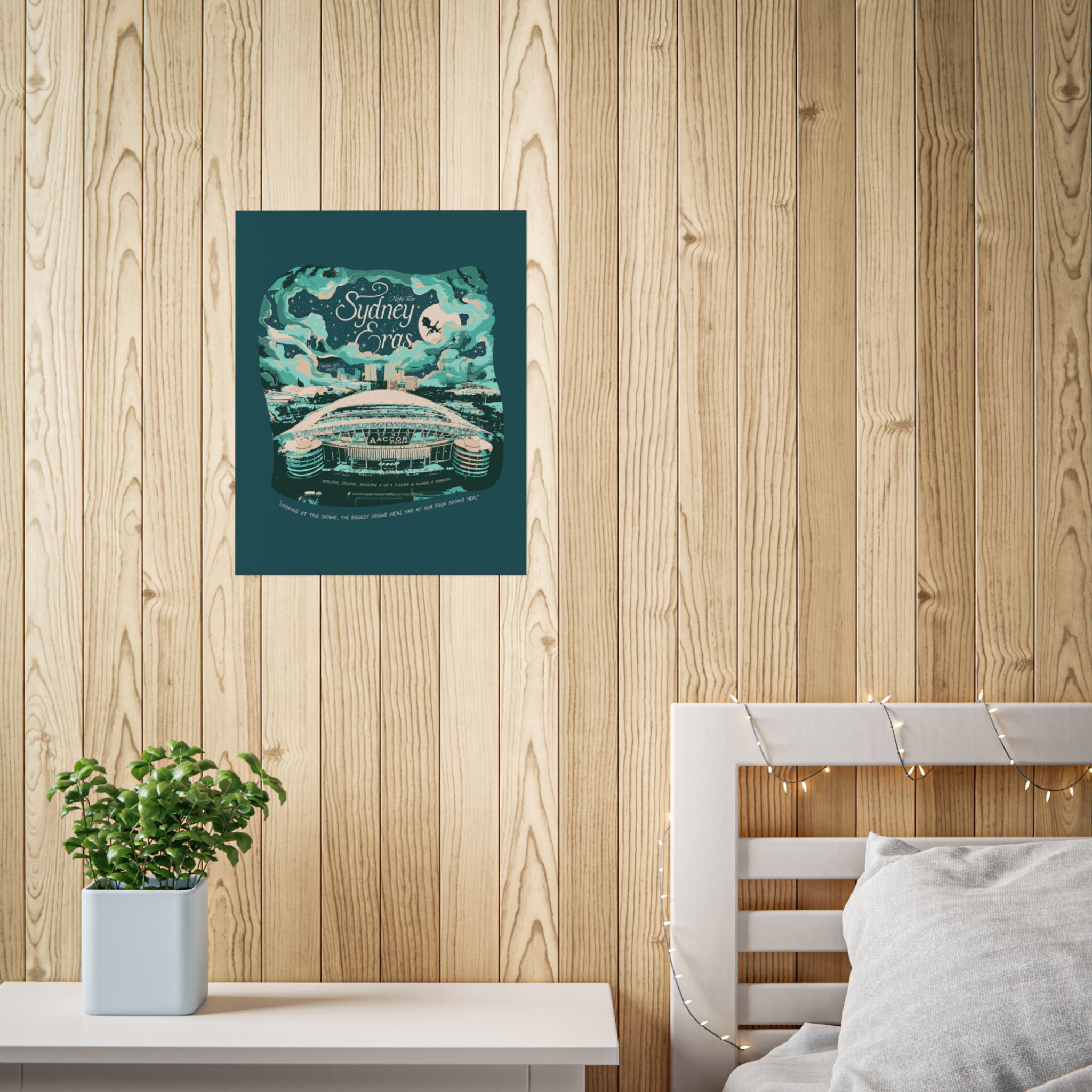 Emerald Night Four Sydney Eras Tour Poster