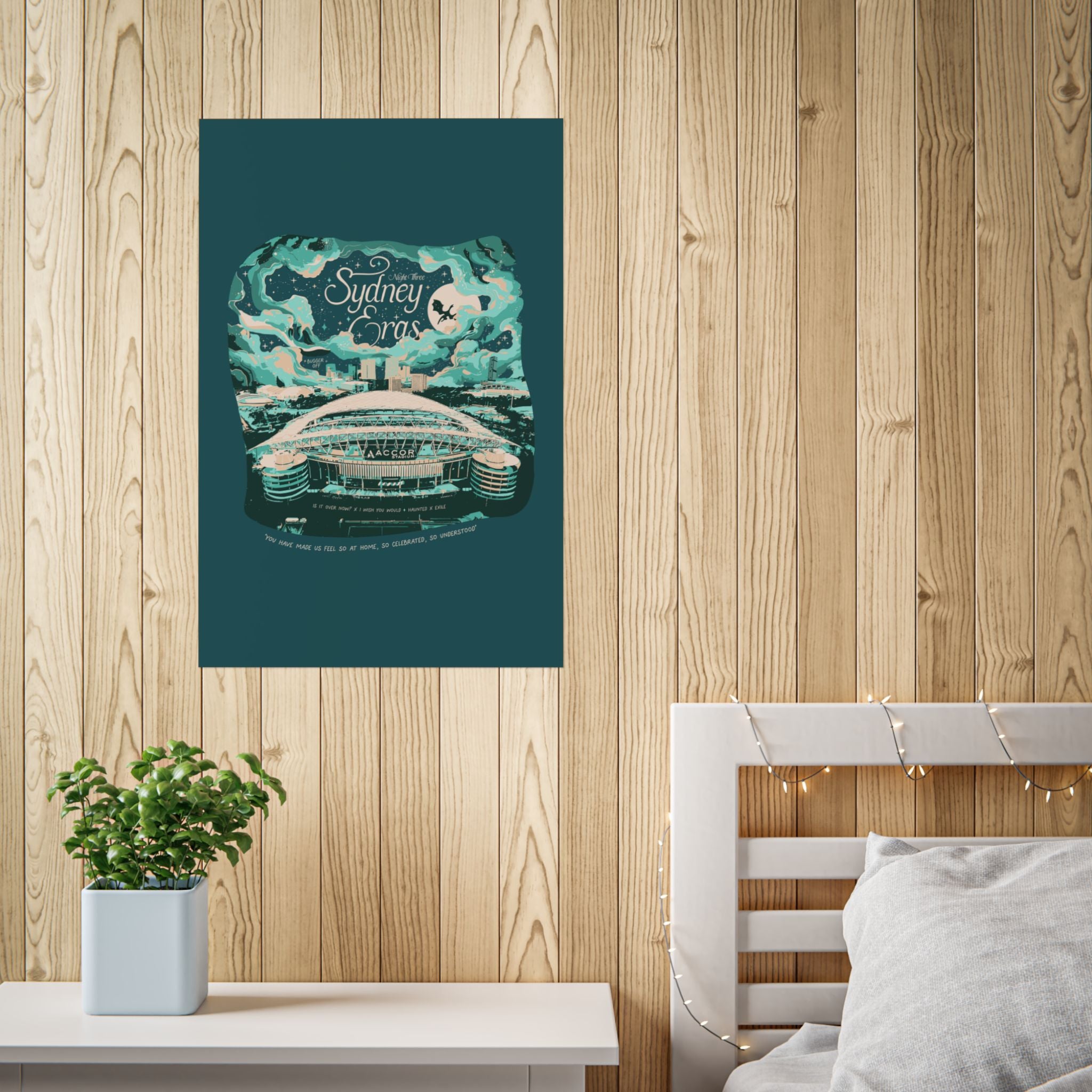 Emerald Night Three Sydney Eras Tour Poster