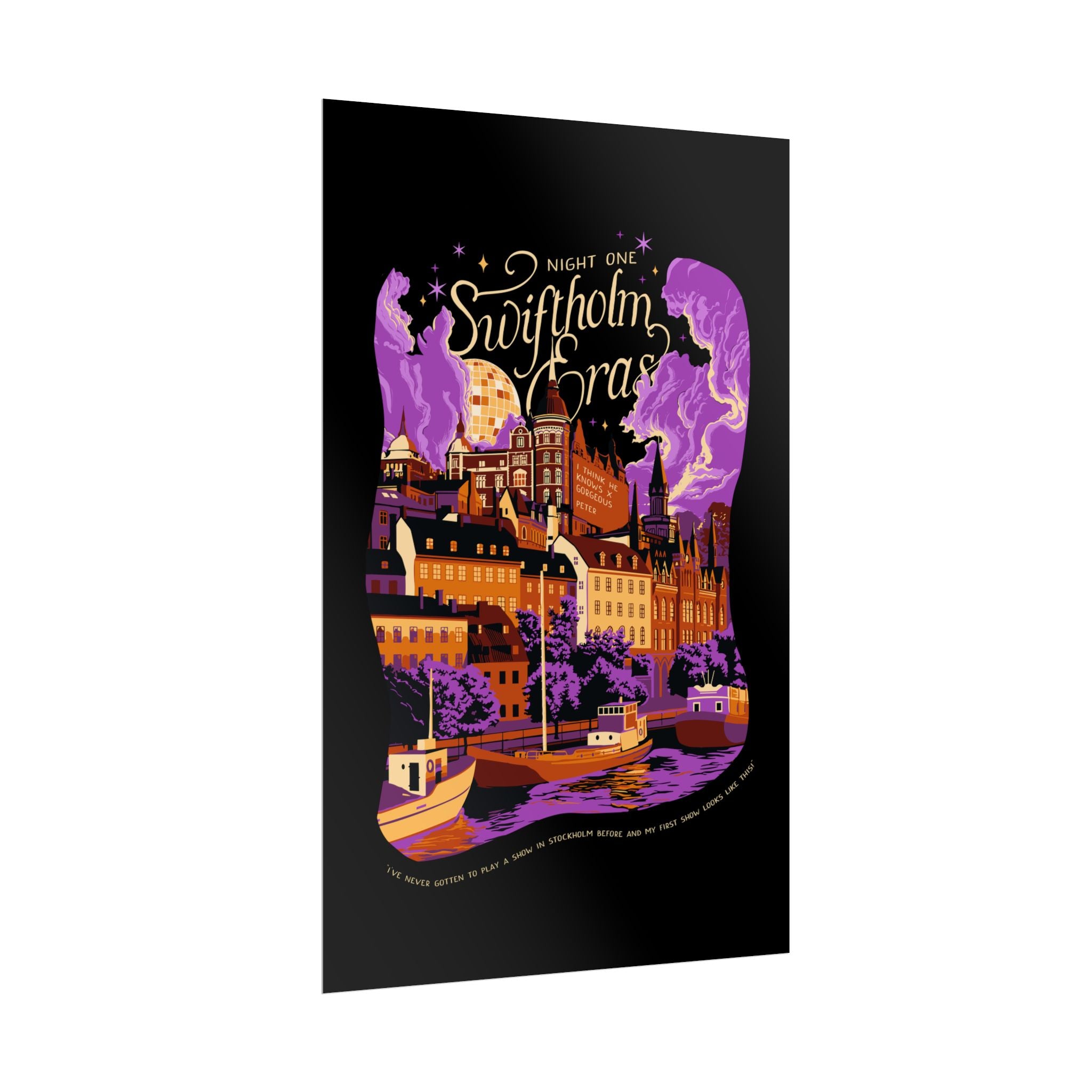 Black Night One Swiftholm Eras Poster