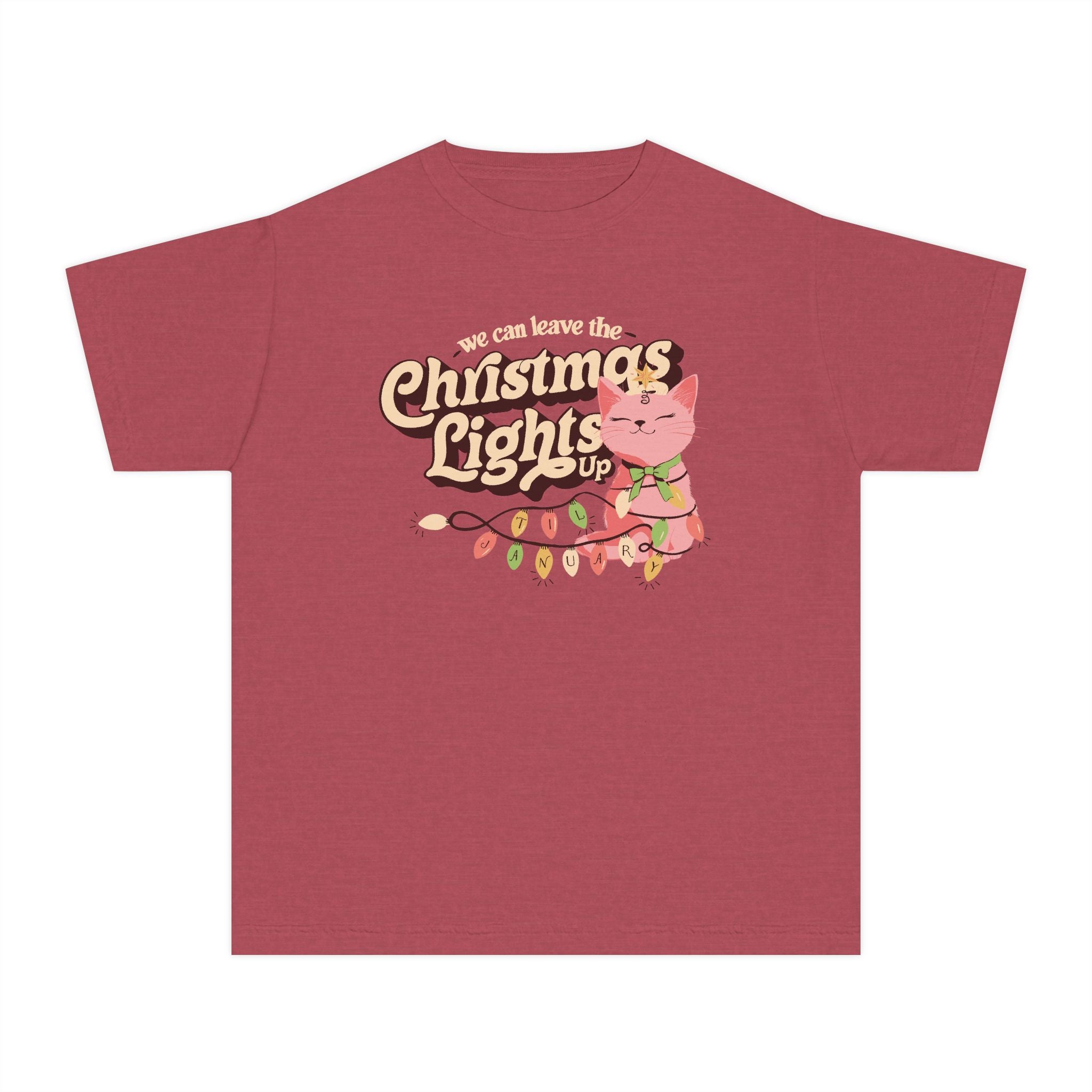 Kid's We Can Leave the Christmas Lights Up Tee