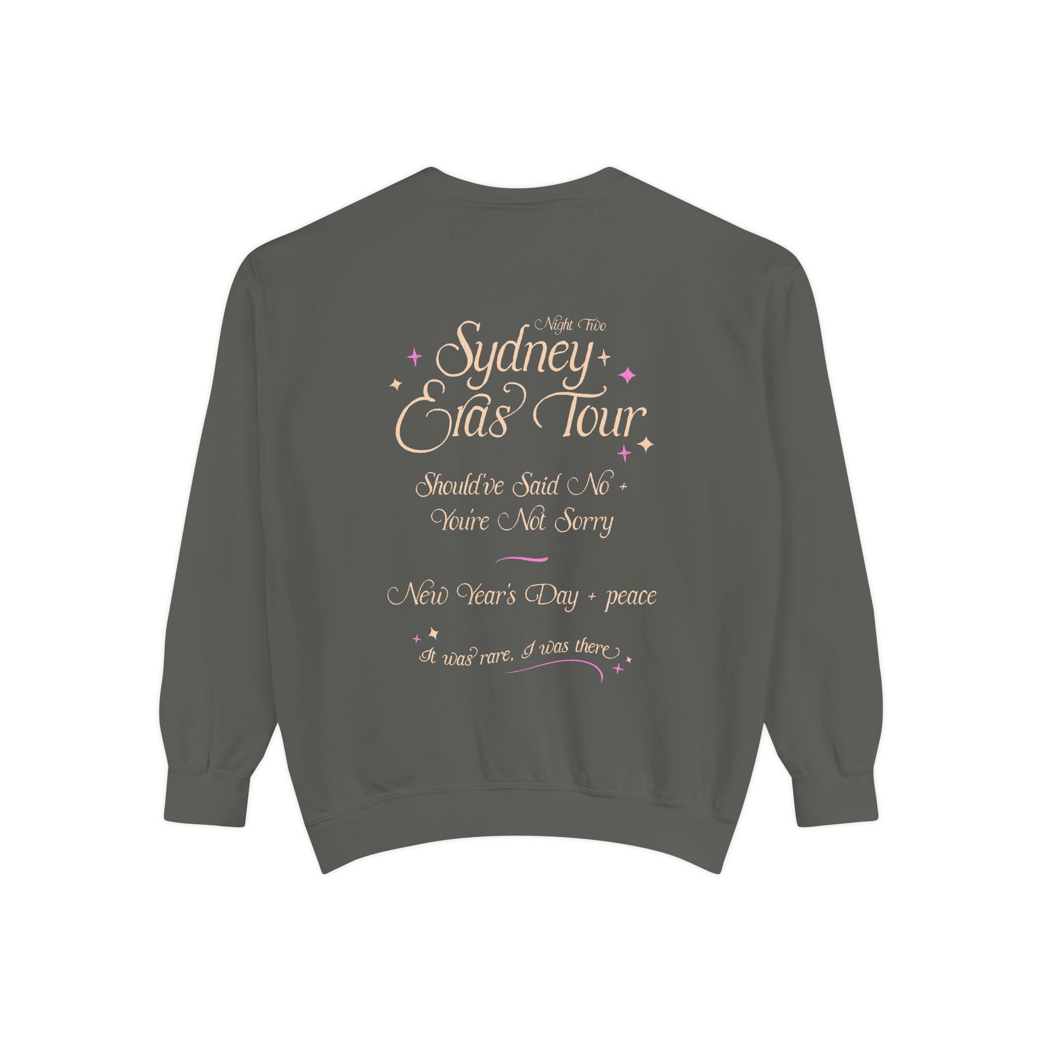 Night Two Sydney Eras Tour Crewneck