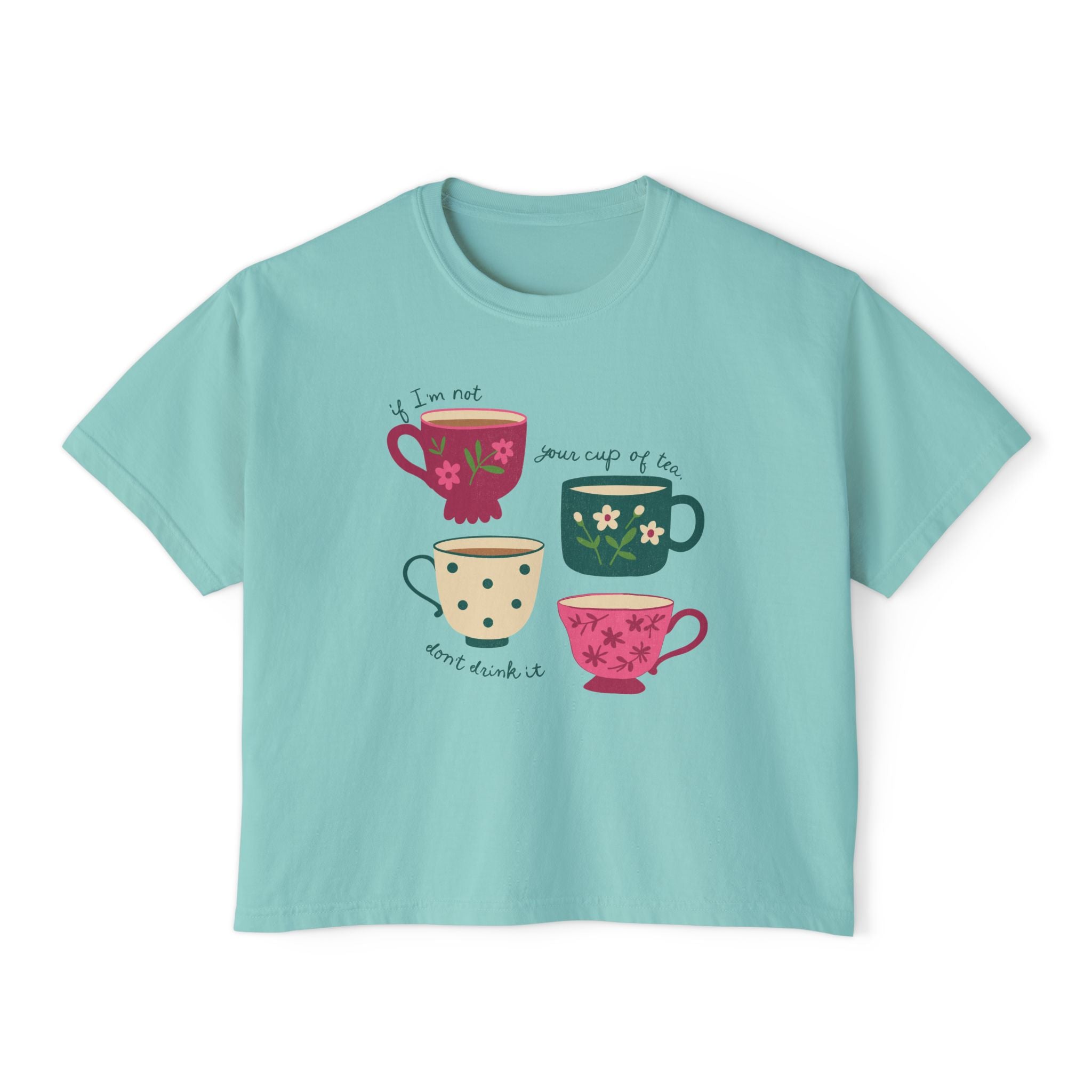Cup of Tea Crop Top