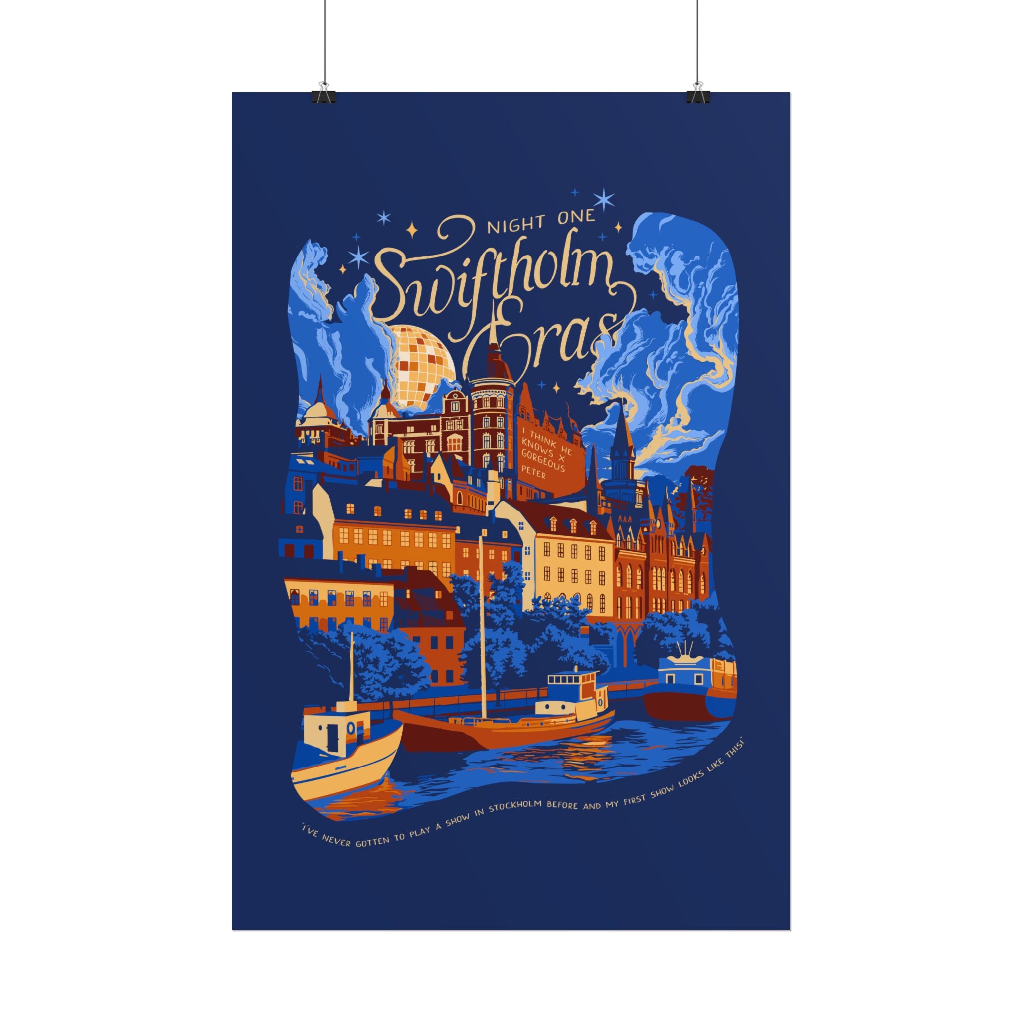 Blue Night One Swiftholm Eras Poster