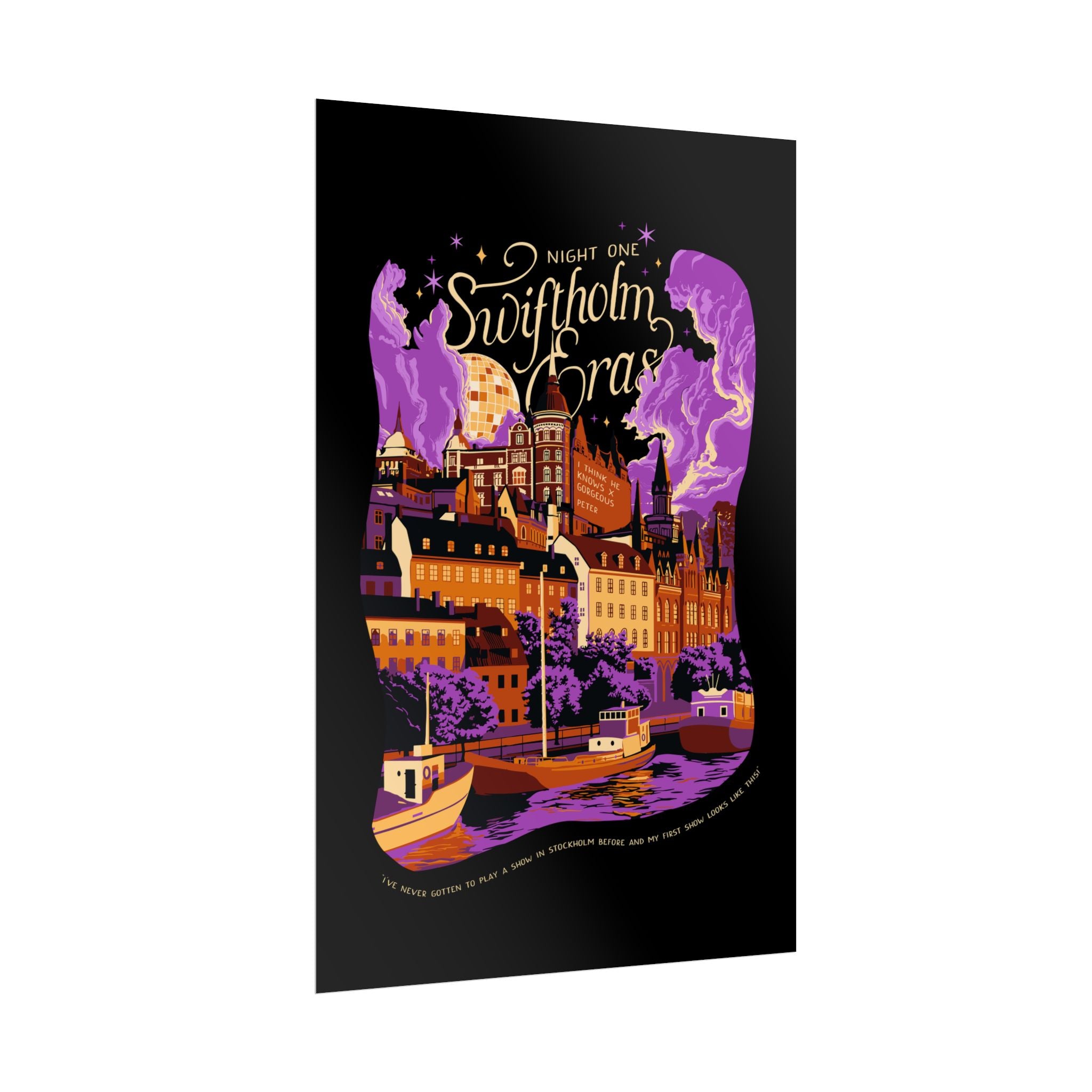 Black Night One Swiftholm Eras Poster