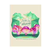 Green Surprise Song Dress Night Poster Glendale Eras Tour Poster