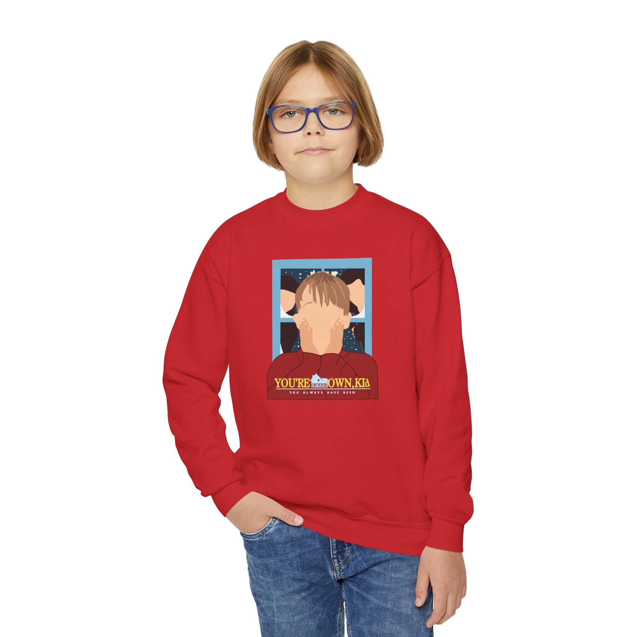 You're On Your Own, Kid Home Alone Crewneck Sweatshirt