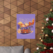 Purple Night One Sedona Drive Eraszona Tour Poster