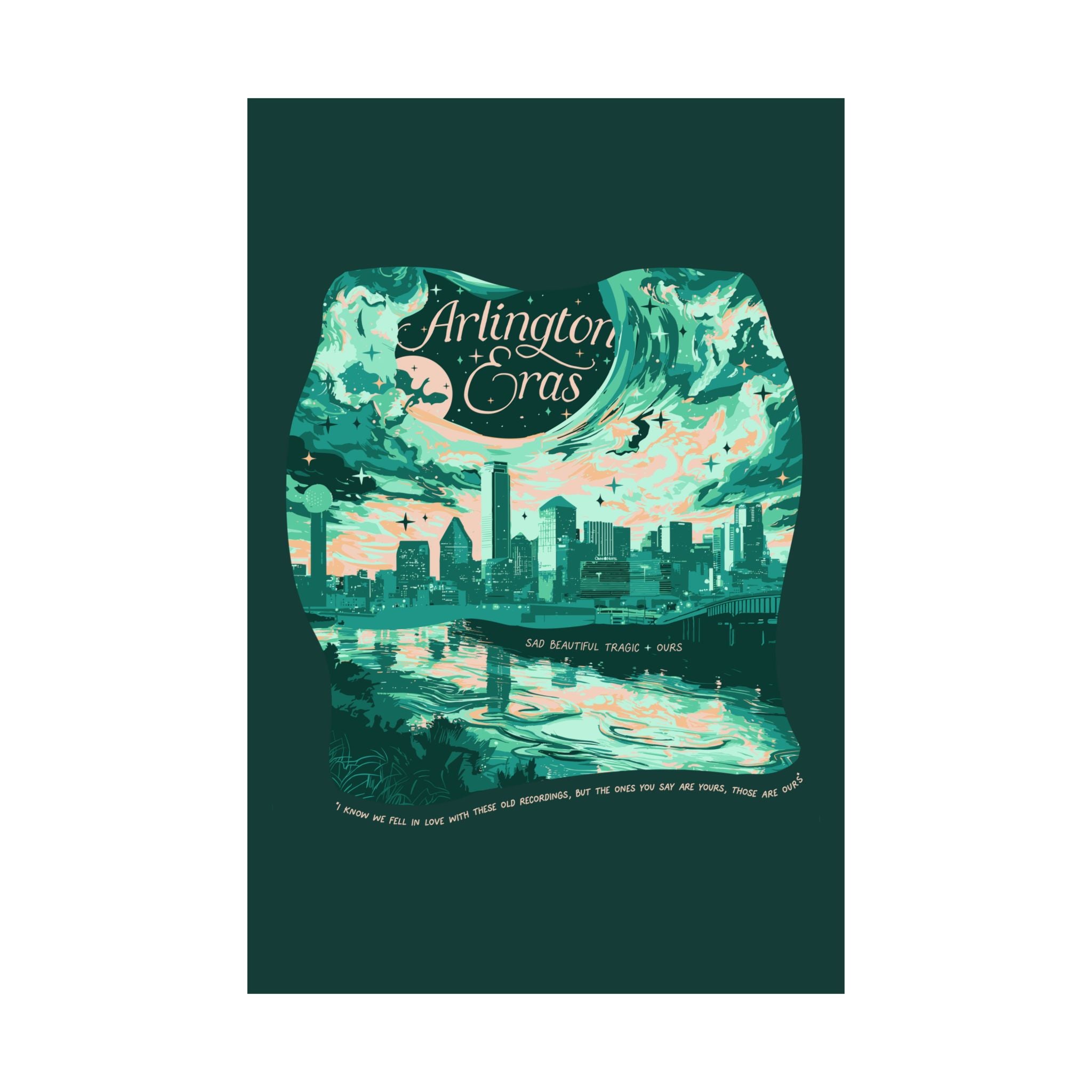 Emerald Night One Arlington Eras Tour Poster