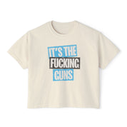 It's The Guns Crop Top
