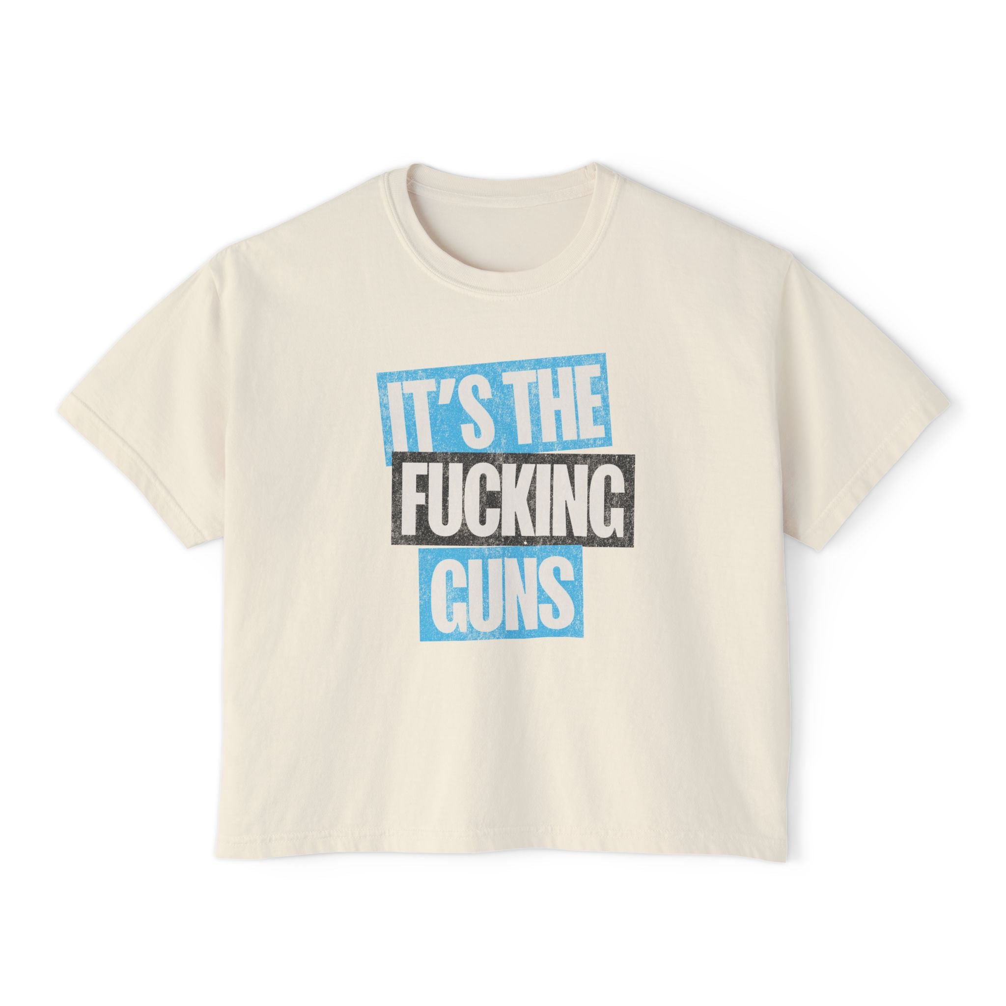 It's The Guns Crop Top