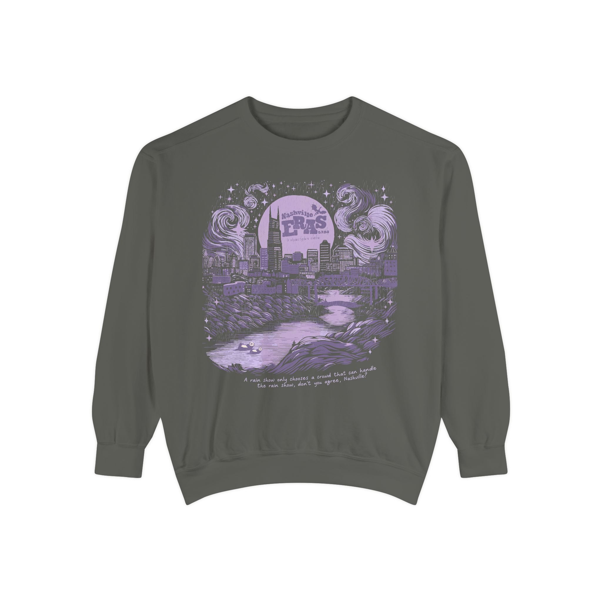 Night Three Nashville Eras Skyline Crewneck