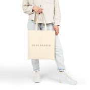 Dear Reader Canvas Tote Bag