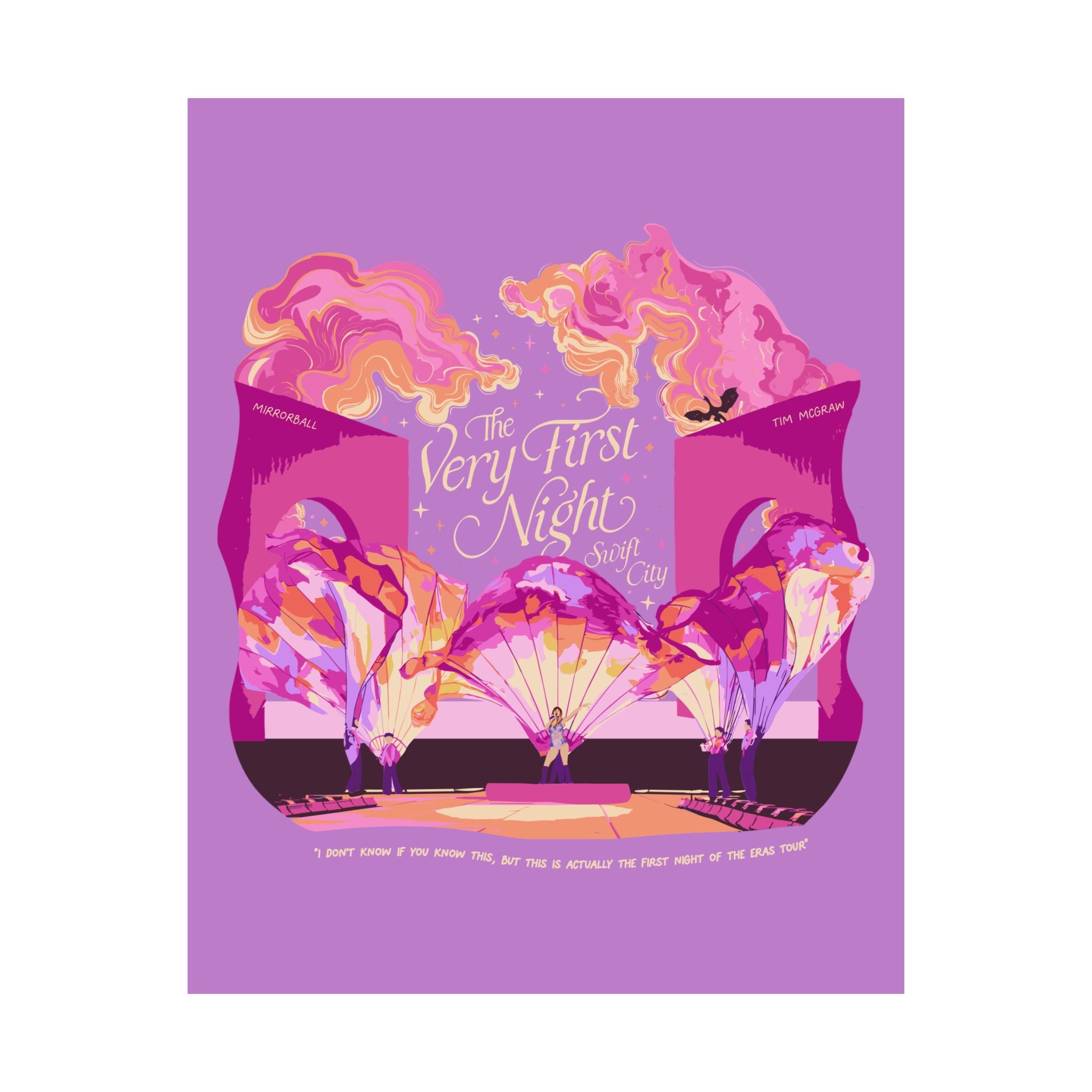 Purple Night One Glendale Tour Poster