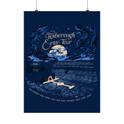 Navy Night Two Foxborough Eras Tour Gillette Stadium Poster