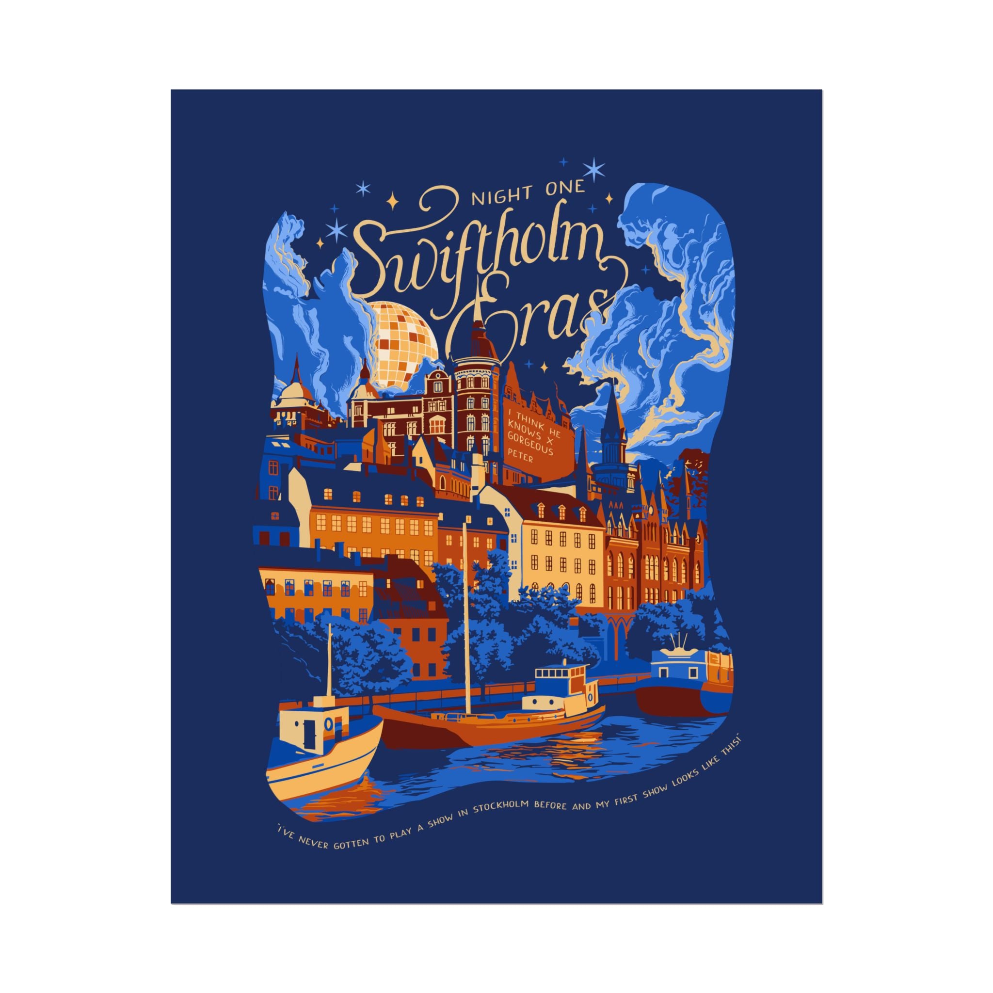 Blue Night One Swiftholm Eras Poster