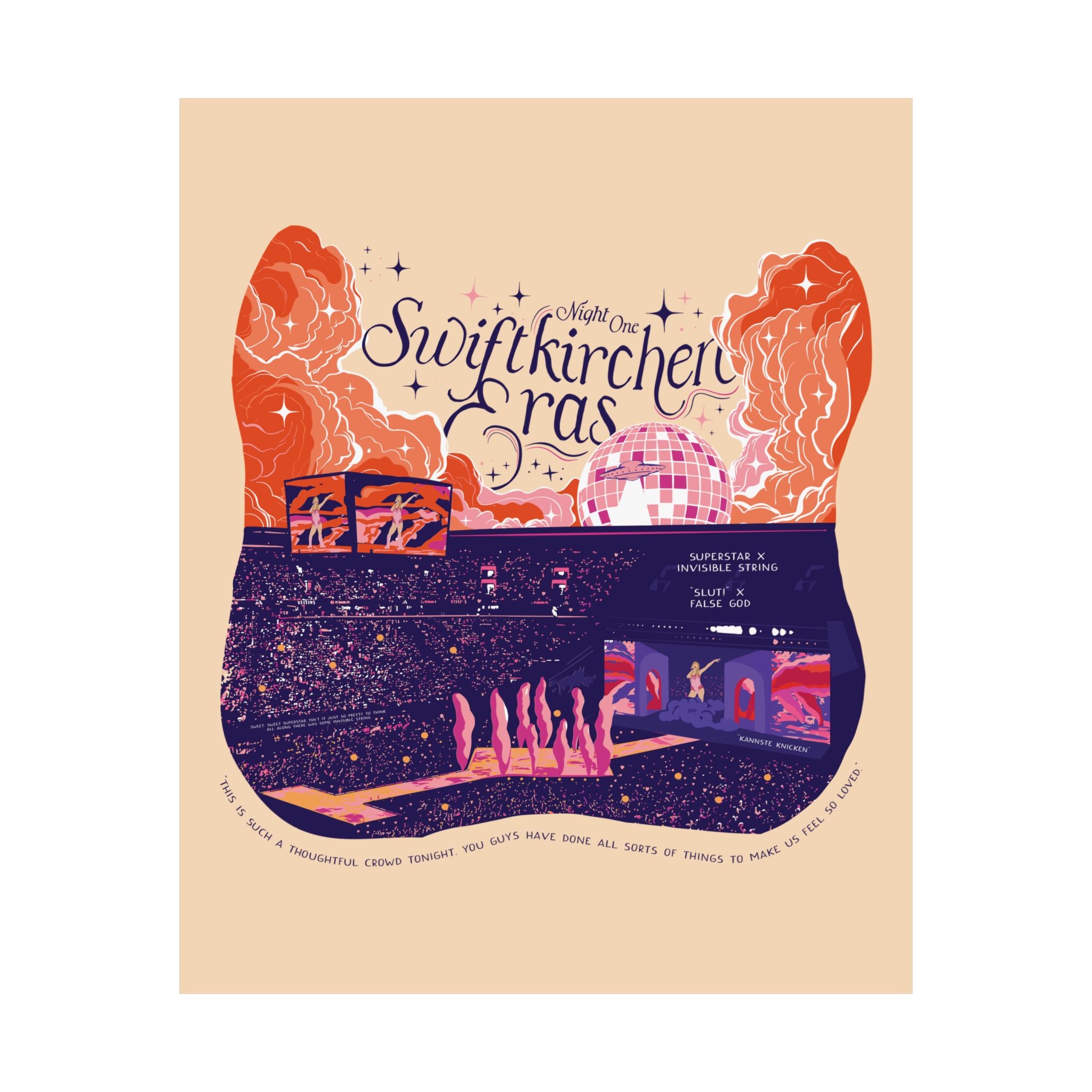 Ivory Gelsenkirchen Eras Night One Poster