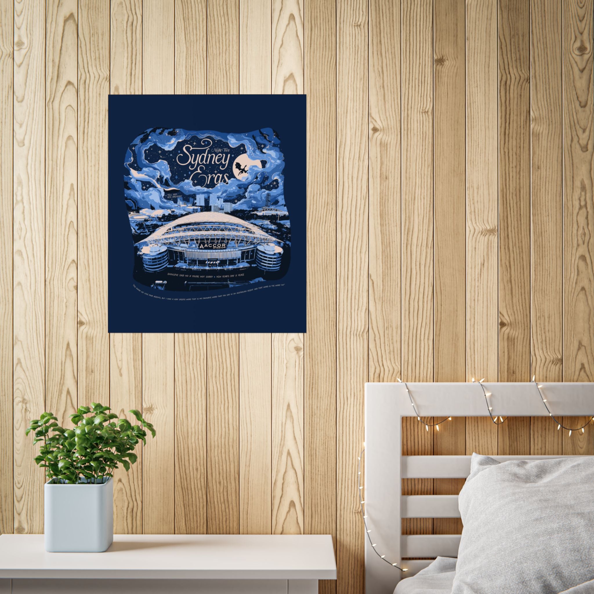 Navy Night Two Sydney Eras Tour Poster