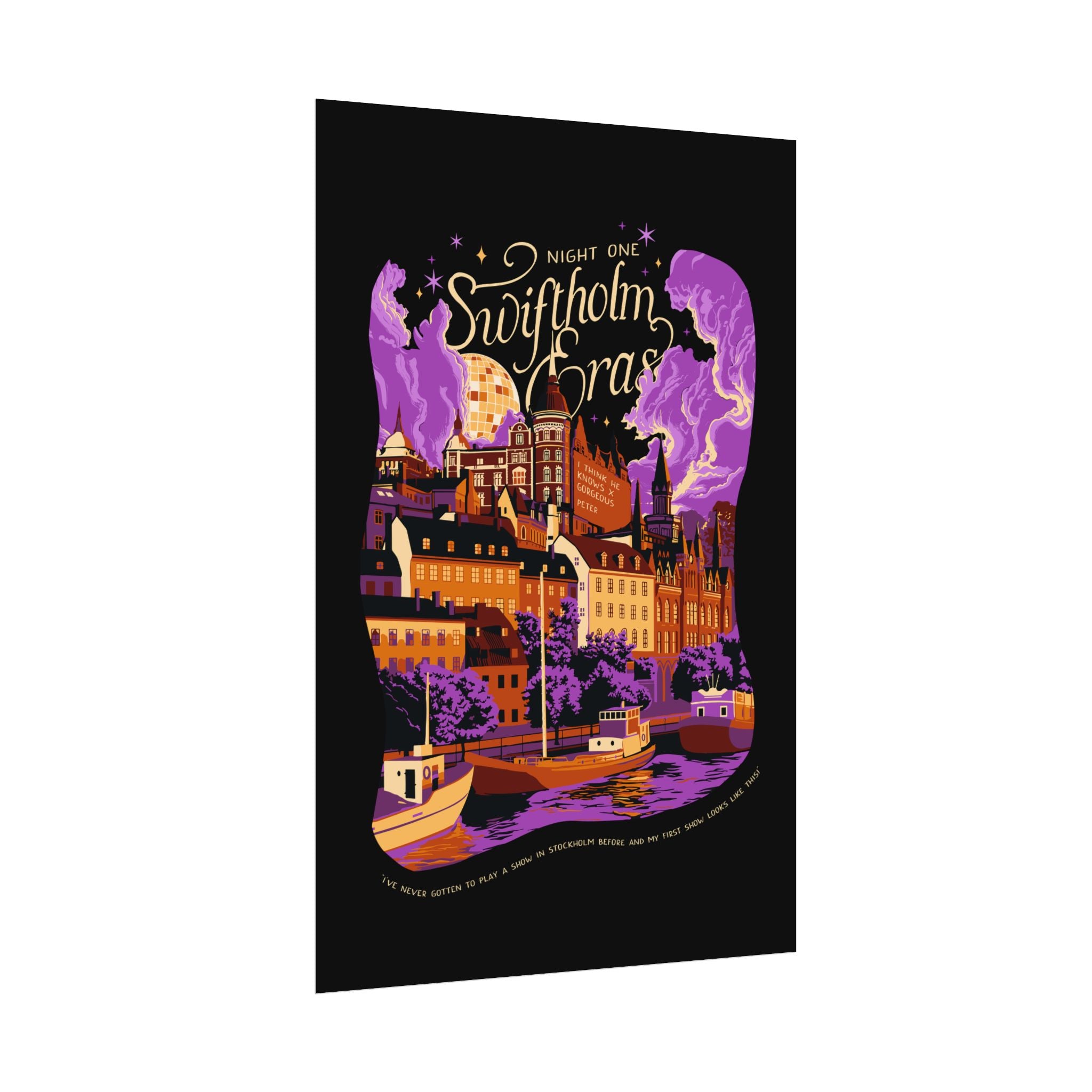 Black Night One Swiftholm Eras Poster