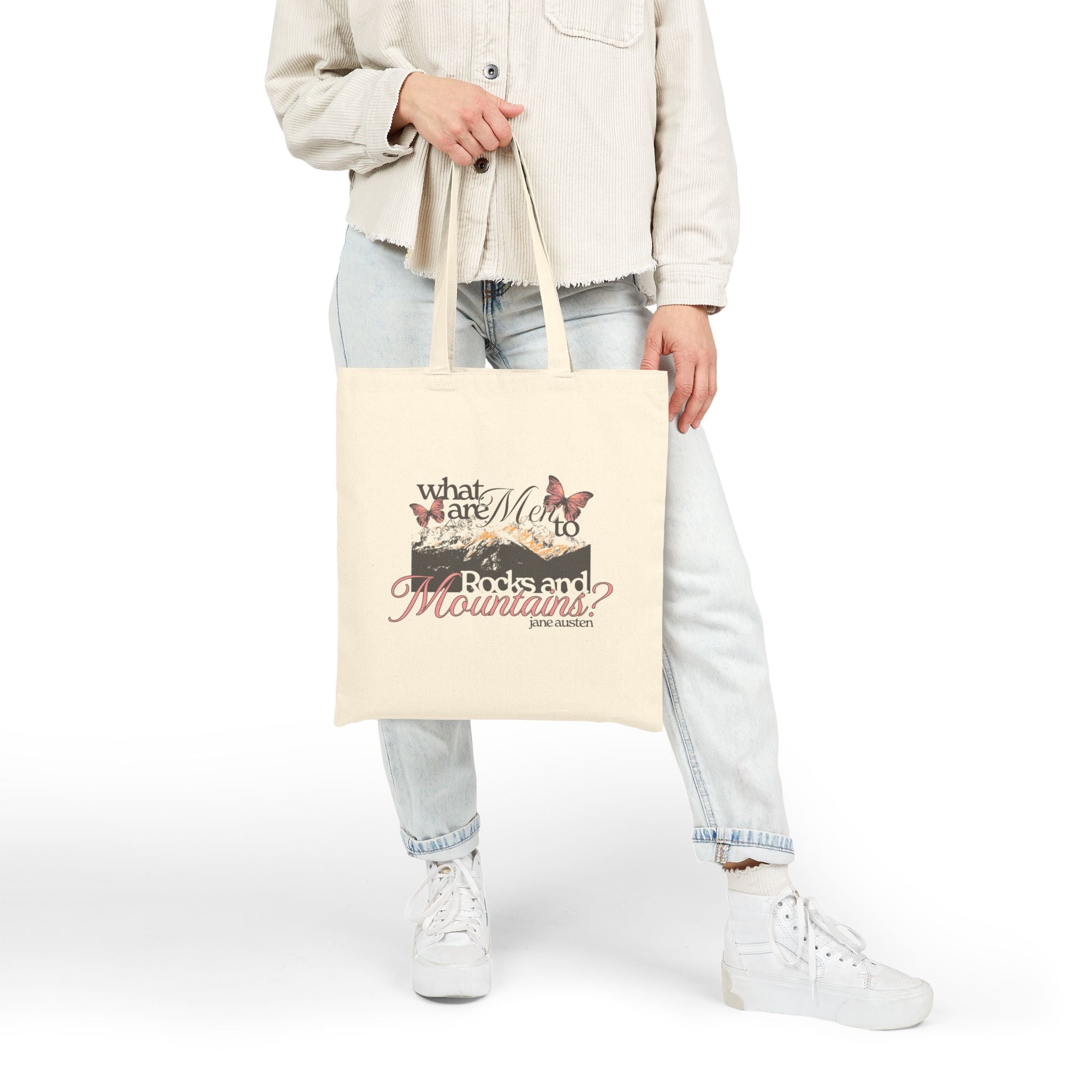 Rocks and Mountains Canvas Tote Bag