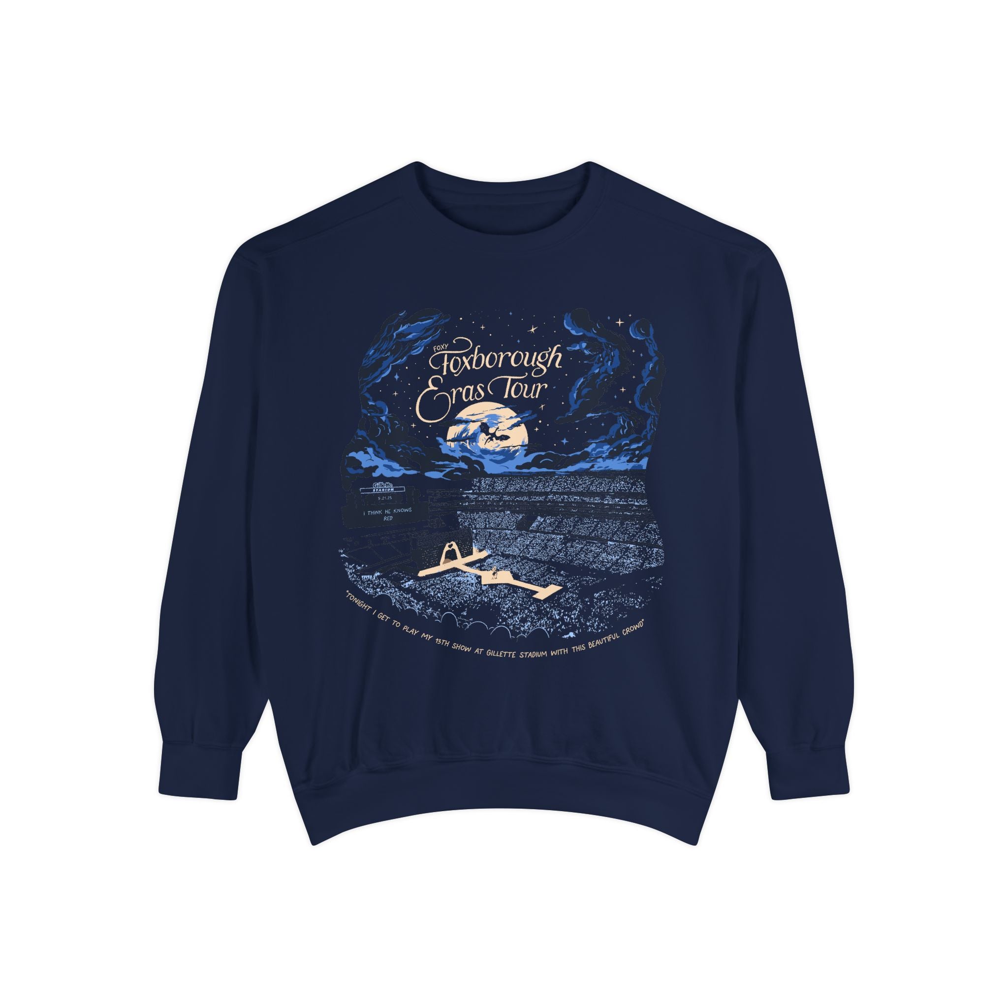 Night Three Foxborough Eras Tour Gillette Stadium Sweatshirt