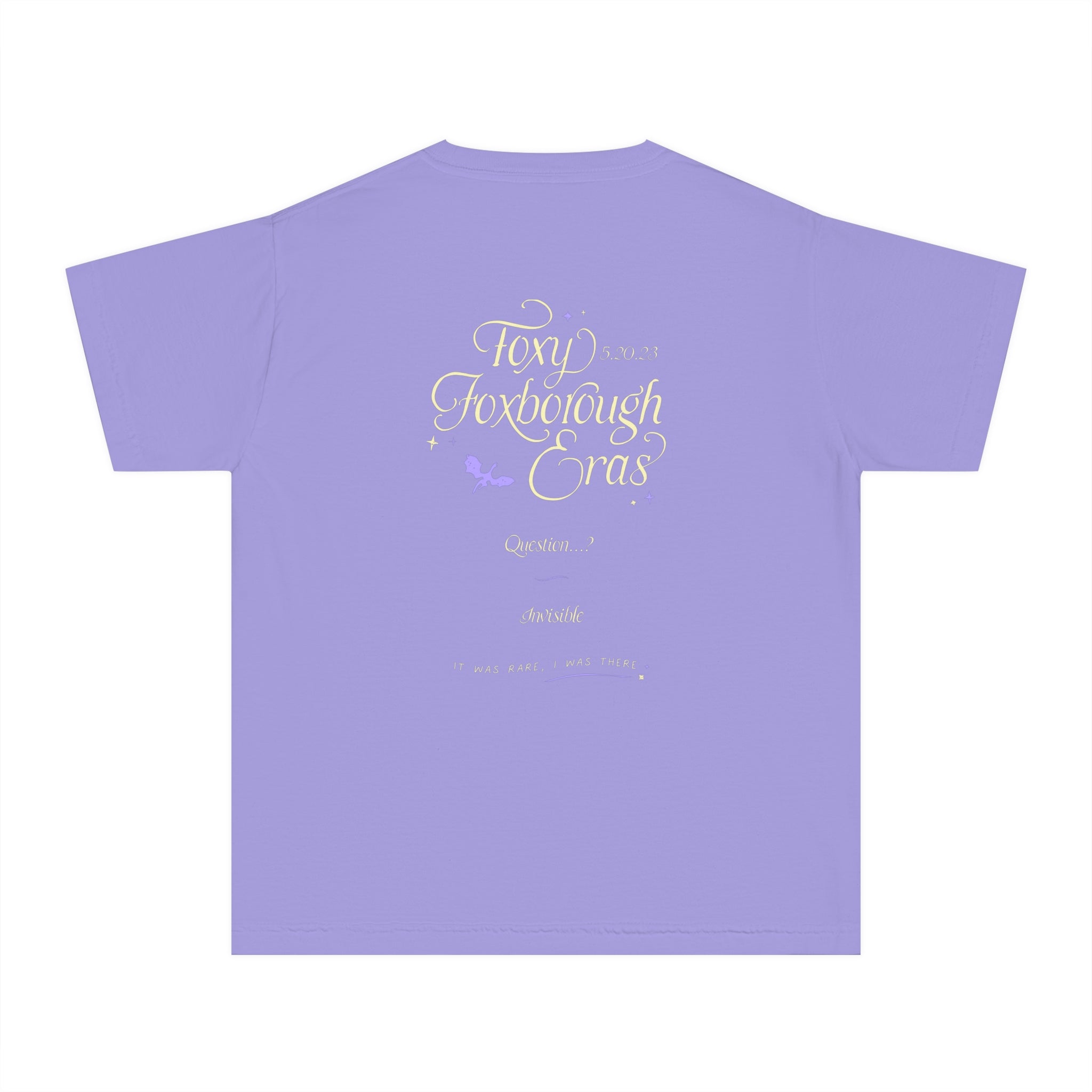 Kid's Night Two Foxborough Eras Tour Gillette Stadium Youth Midweight Tee