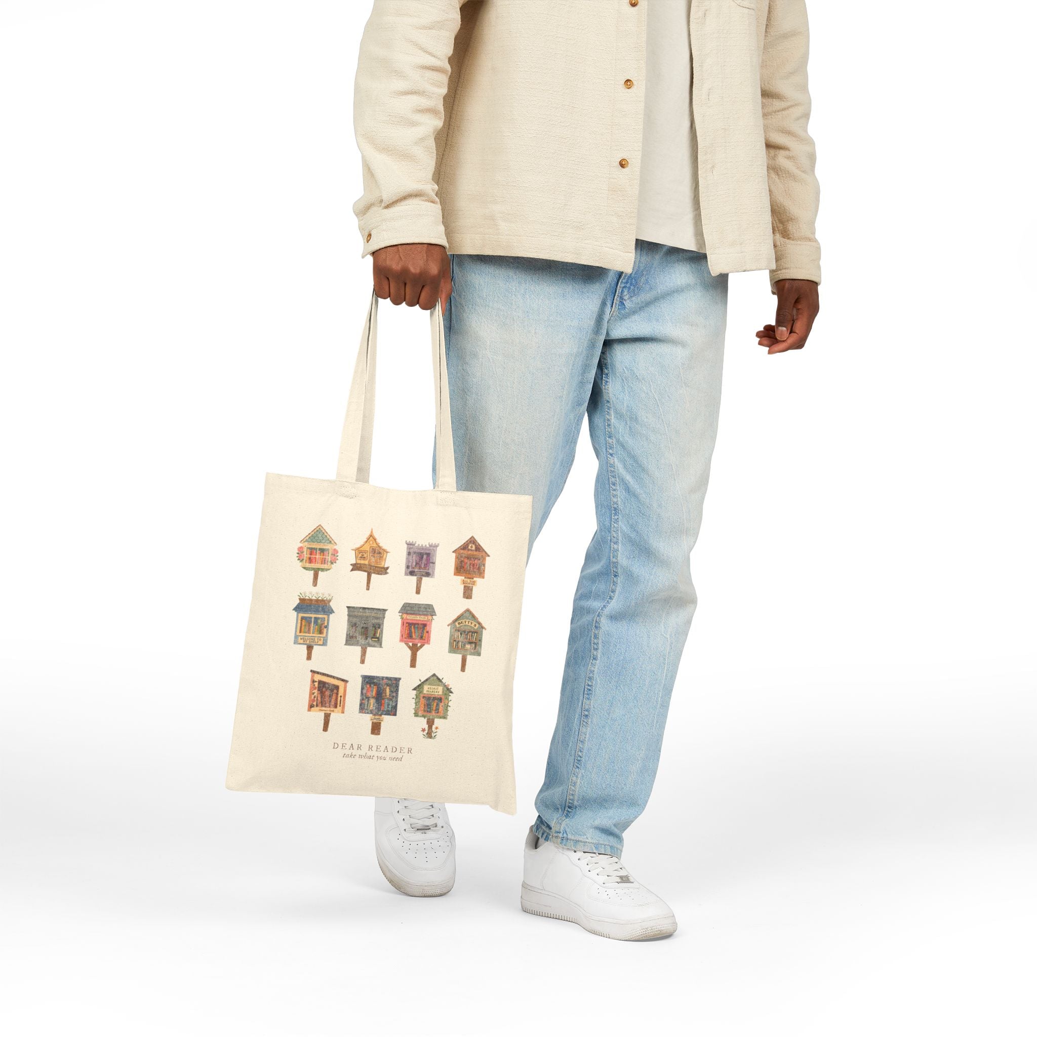 Dear Reader Canvas Tote Bag