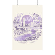 Night One Nashville Eras Tour Skyline Ivory Poster