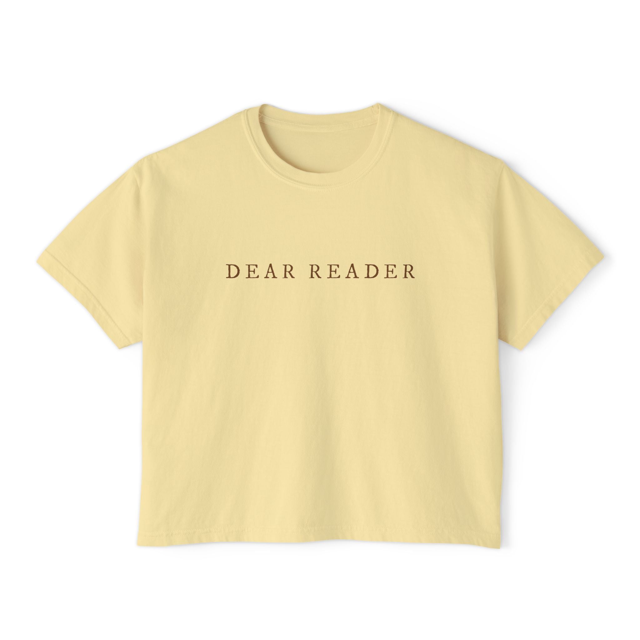 Dear Reader Crop Top