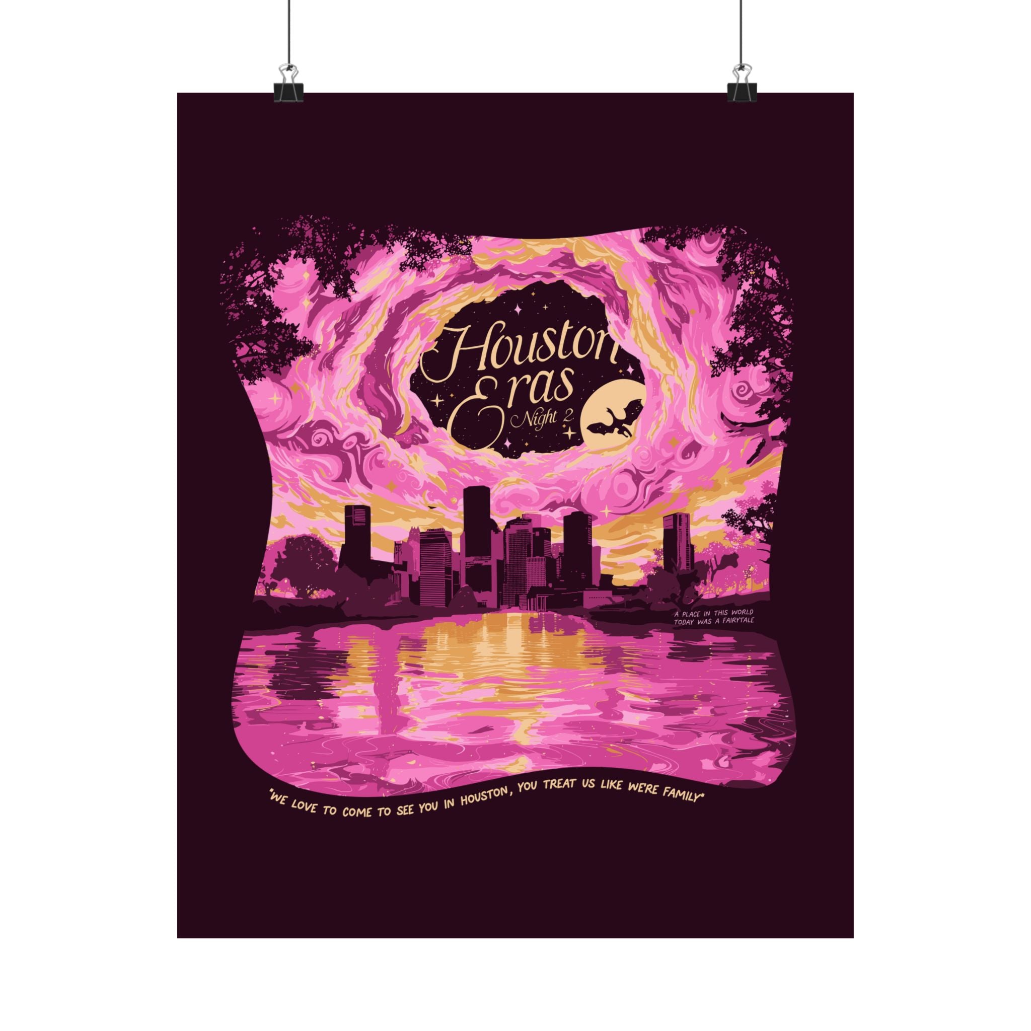 Berry Night Two Houston Eras Poster