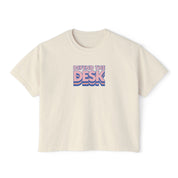 Defend The Desk Colors Crop Top
