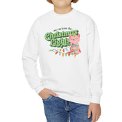 Kid's We Can Leave the Christmas Lights Up Crewneck Sweatshirt