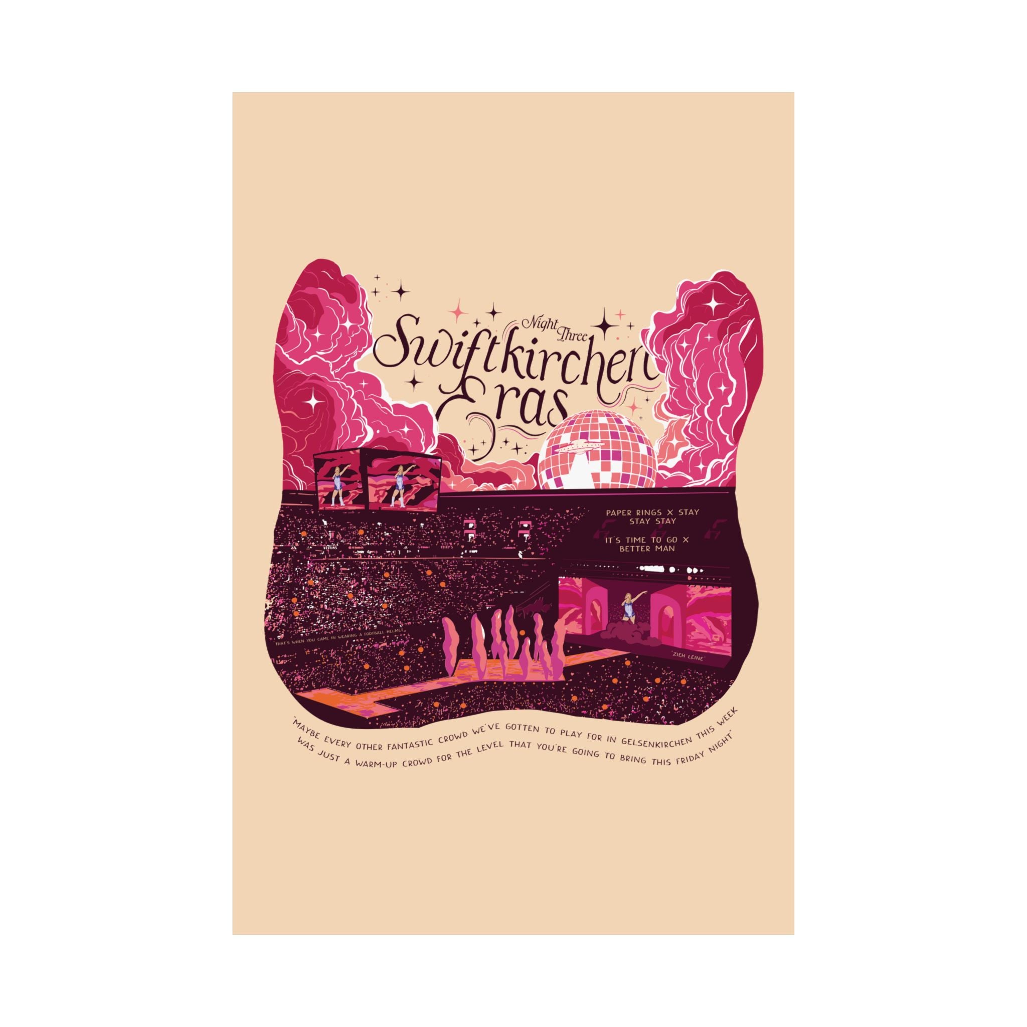 Ivory Gelsenkirchen Eras Night Three Poster