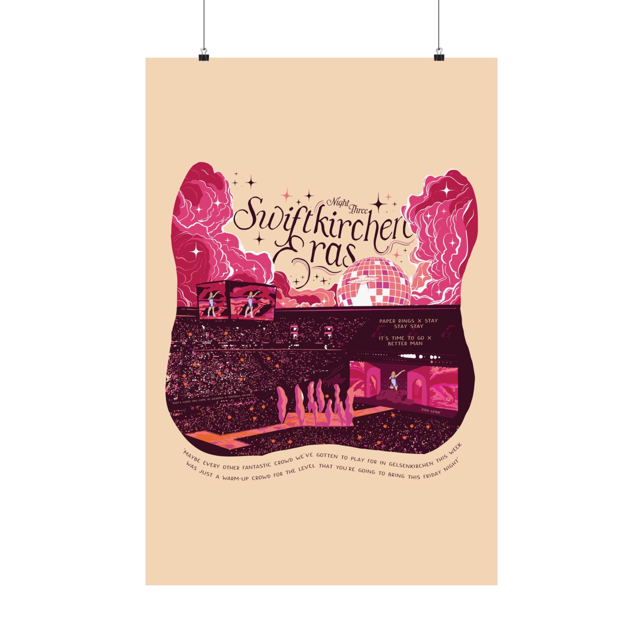 Ivory Gelsenkirchen Eras Night Three Poster