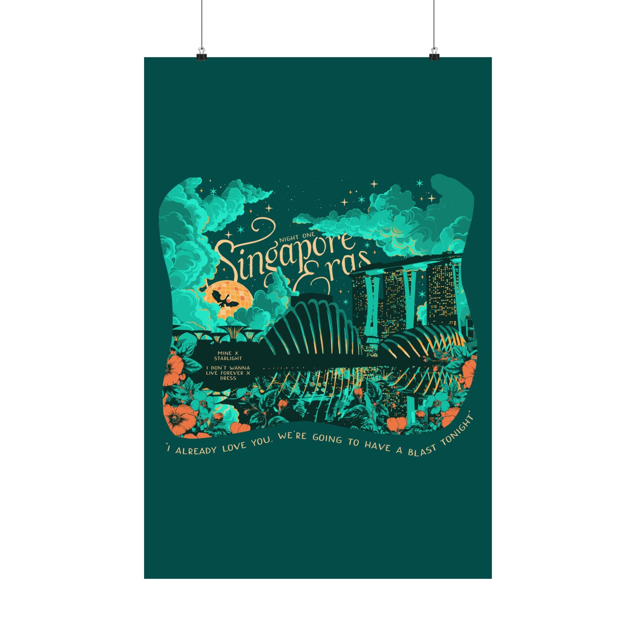 Night One Singapore Eras Poster