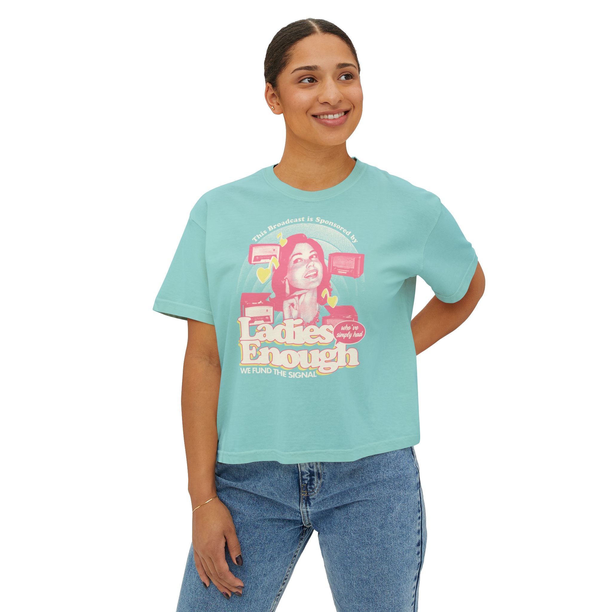 Ladies Had Enough Comfort Colors Crop Top