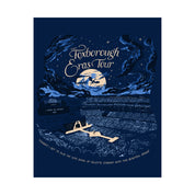 Navy Night Three Foxborough Eras Tour Gillette Stadium Poster