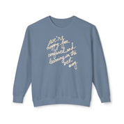 Learning in the Best Way Lightweight Crewneck