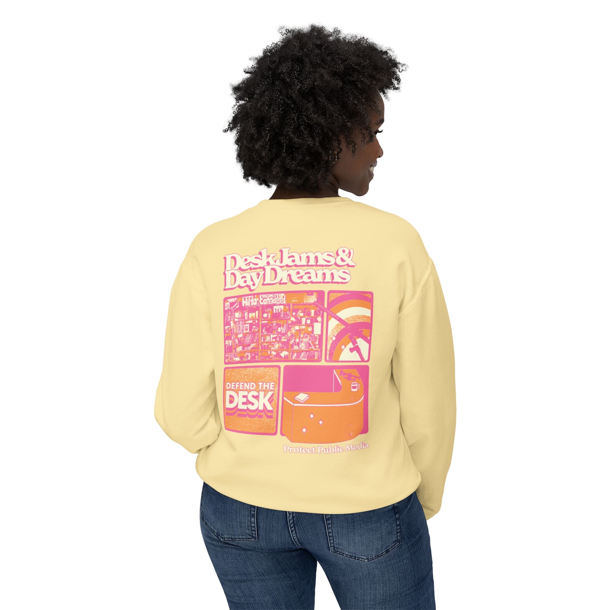 Defend the Desk Lightweight Crewneck