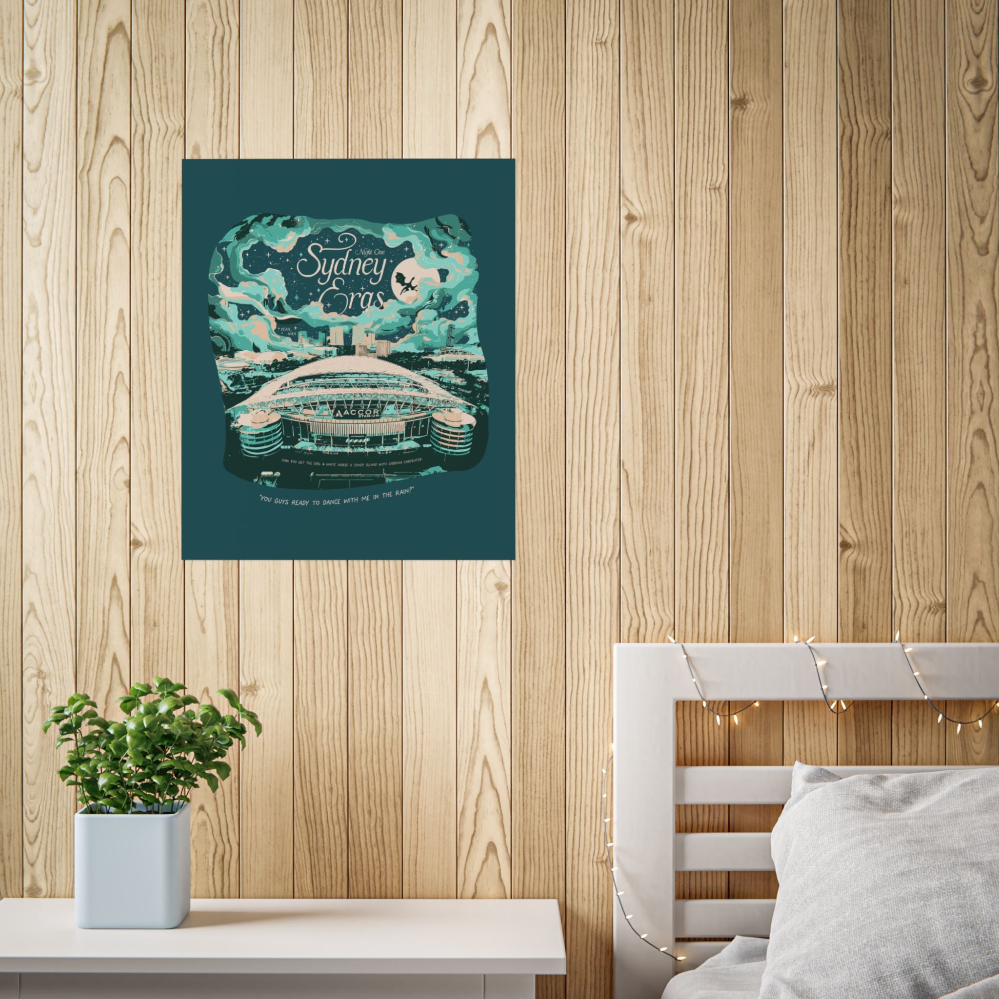 Emerald Night One Sydney Eras Tour Poster