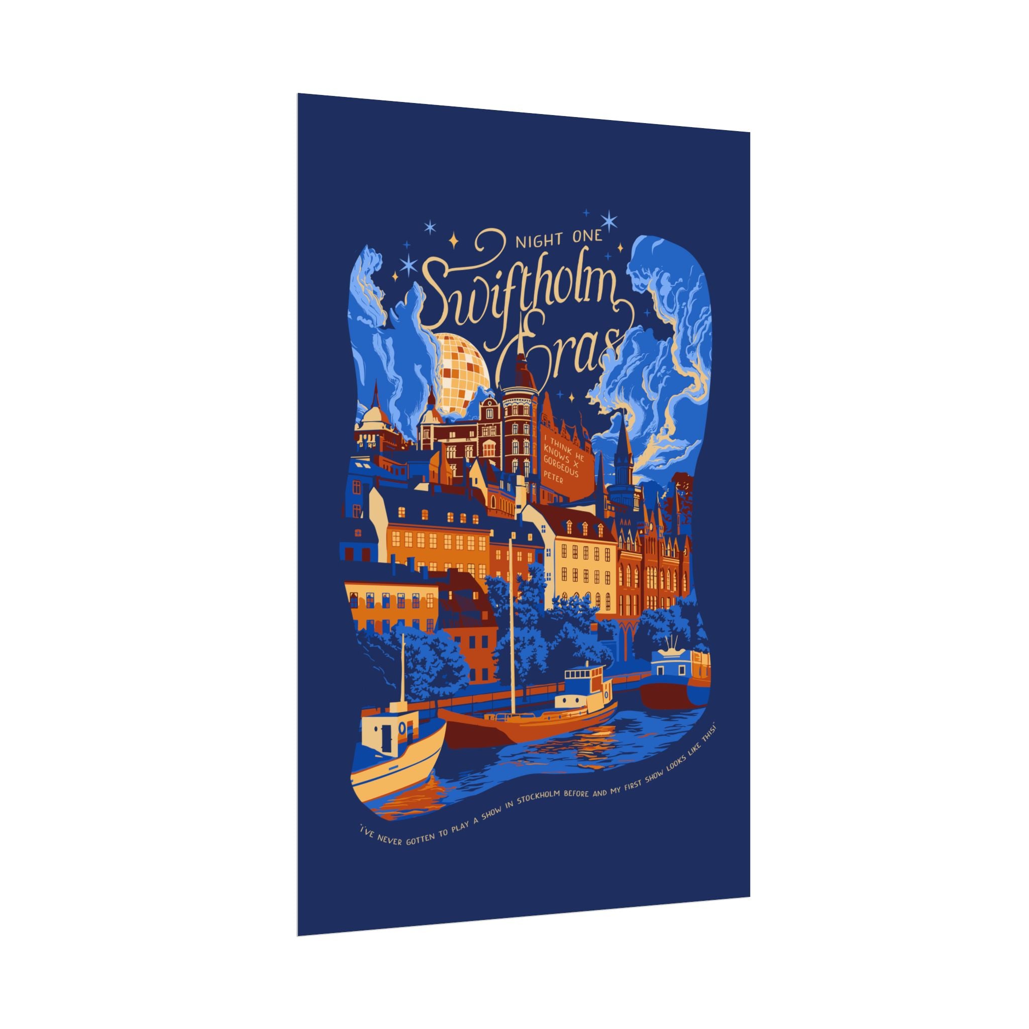 Blue Night One Swiftholm Eras Poster