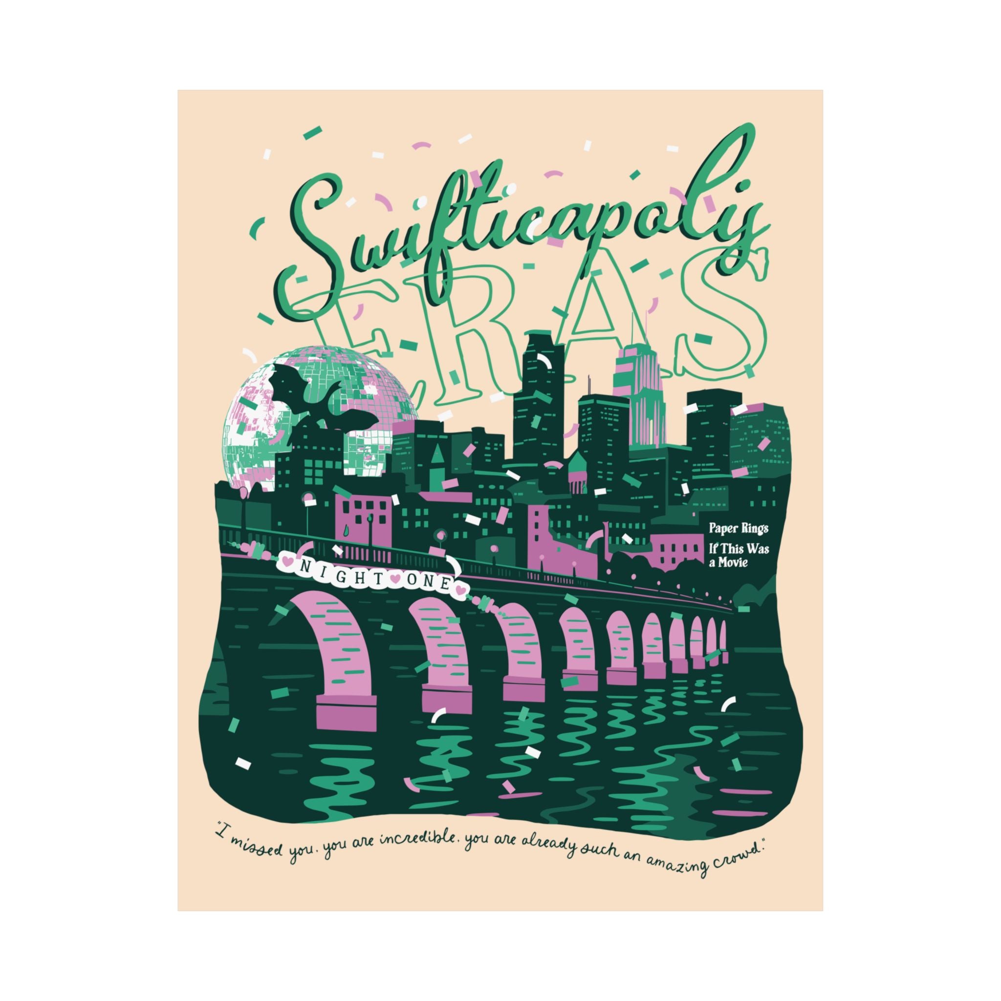 Ivory Minneapolis Eras Night One Poster