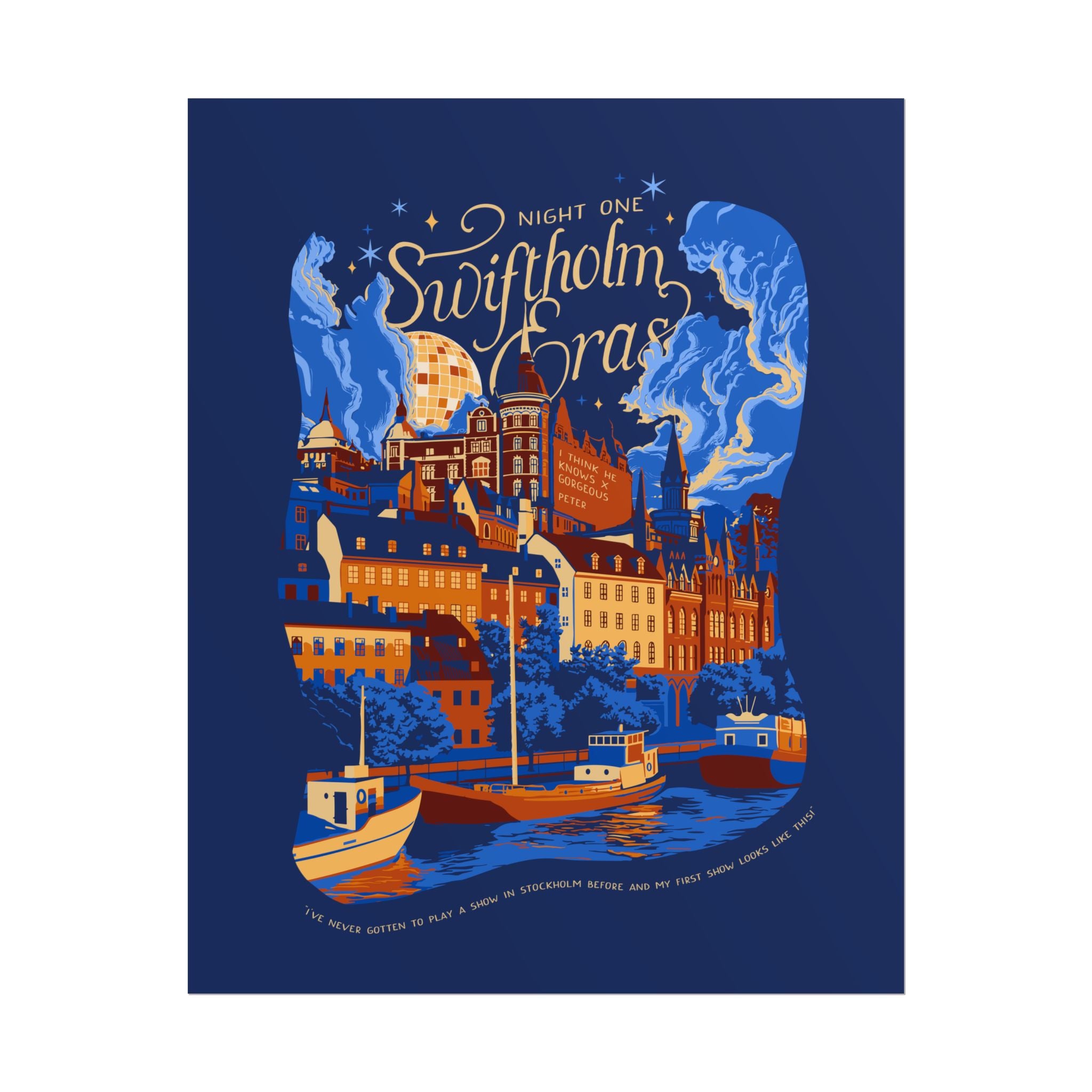 Blue Night One Swiftholm Eras Poster