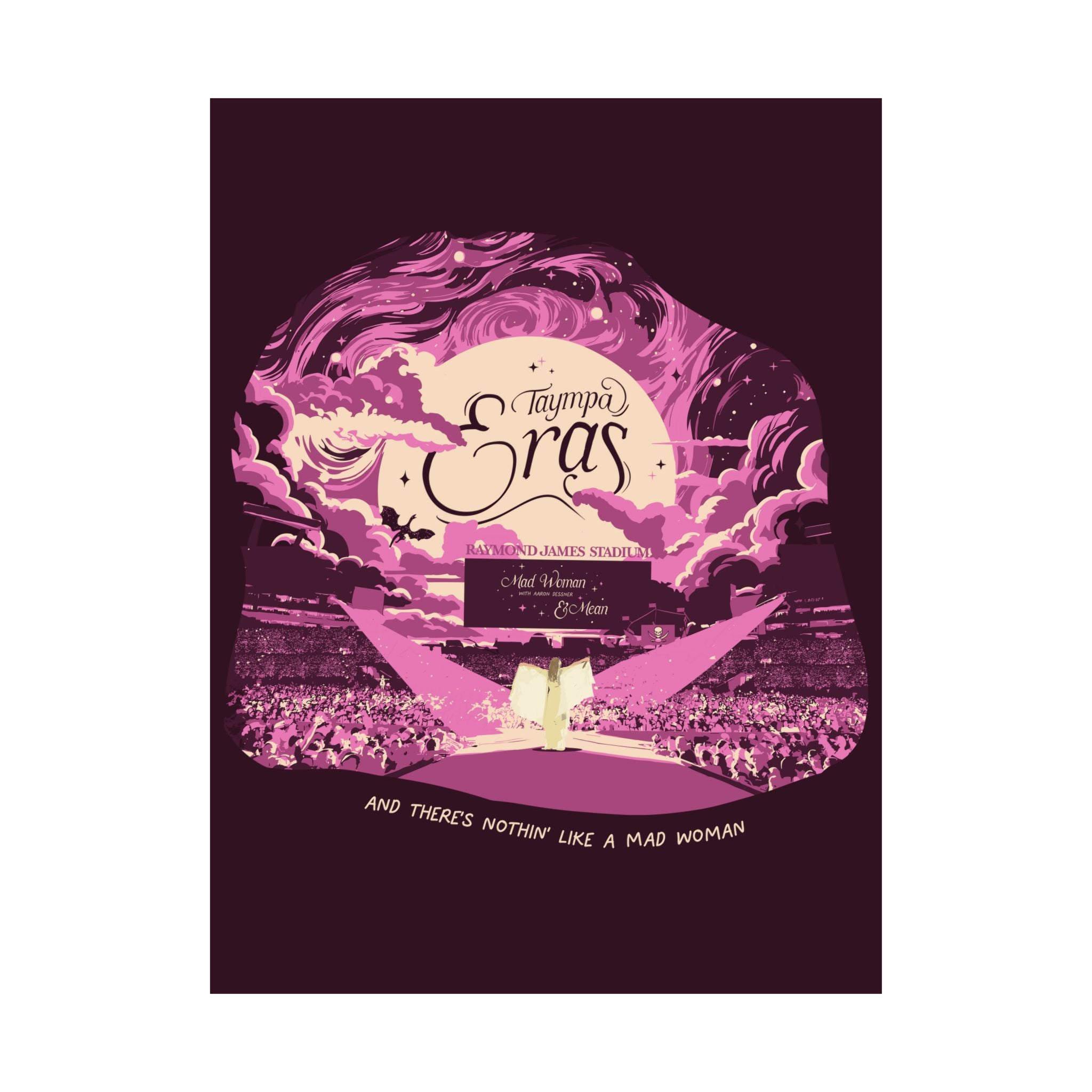 Berry Night Three Tampa Eras Tour Poster