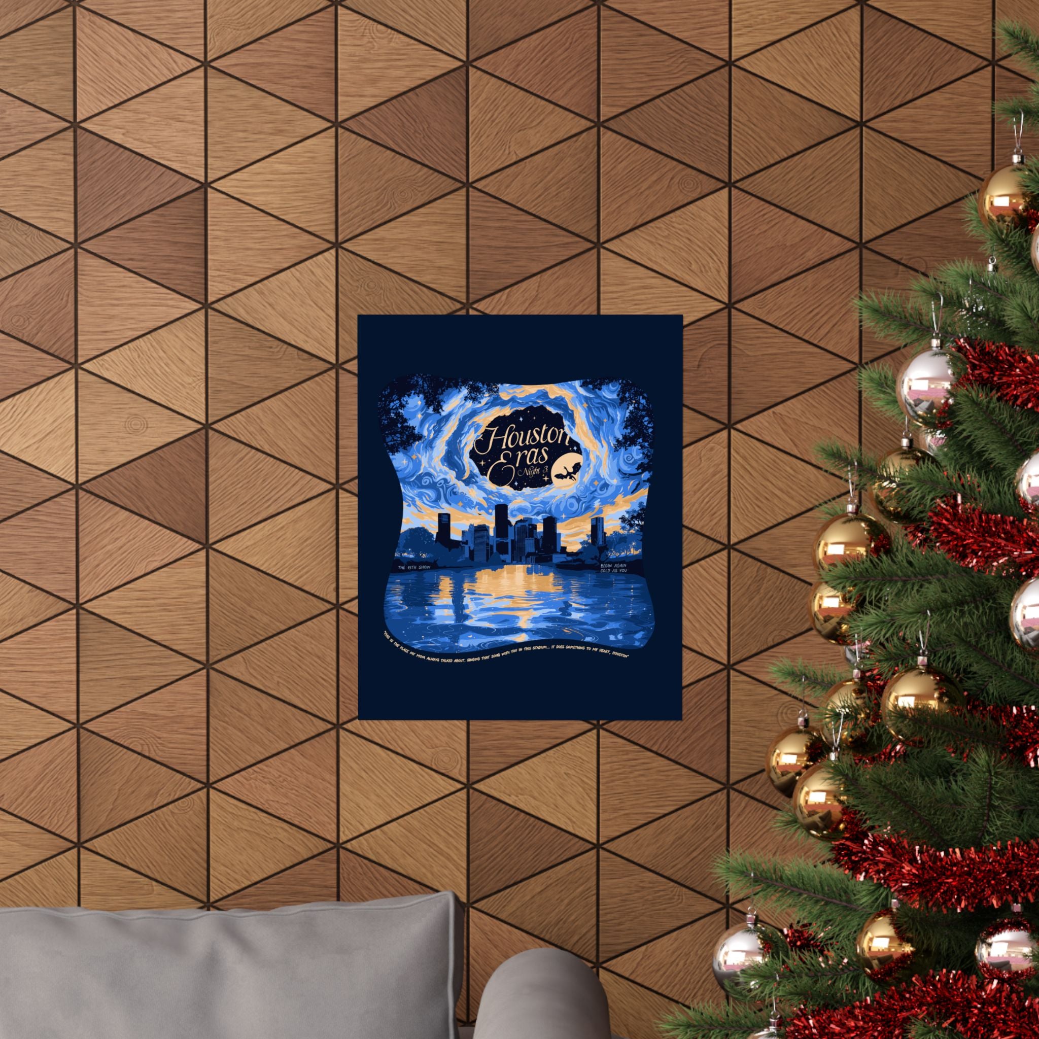 Navy Night Three Houston Eras Poster