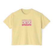 Defend The Desk Colors Crop Top