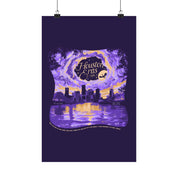 Purple Night Three Houston Eras Poster